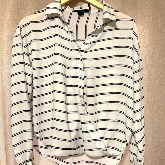Forever 21 Stripes Blouse - Picture 1 of 2
